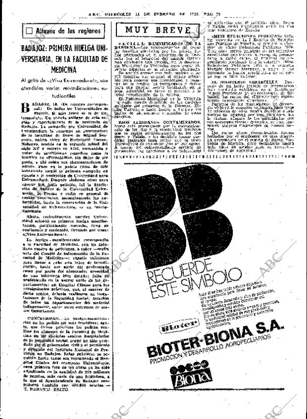 ABC MADRID 11-02-1976 página 41