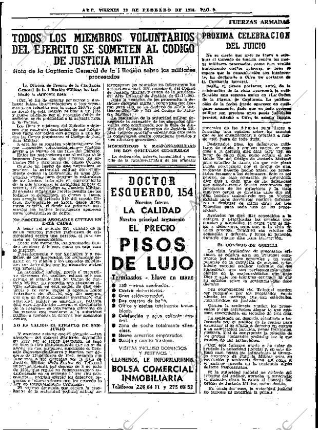 ABC MADRID 13-02-1976 página 23