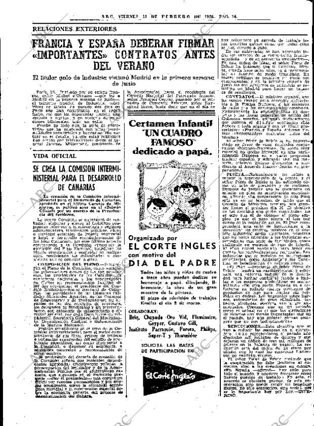 ABC MADRID 13-02-1976 página 28