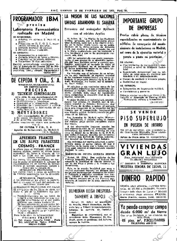 ABC MADRID 13-02-1976 página 36