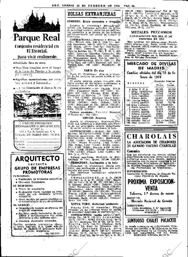 ABC MADRID 13-02-1976 página 56