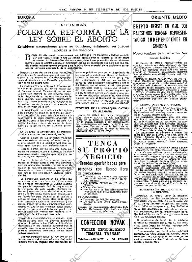 ABC MADRID 14-02-1976 página 32