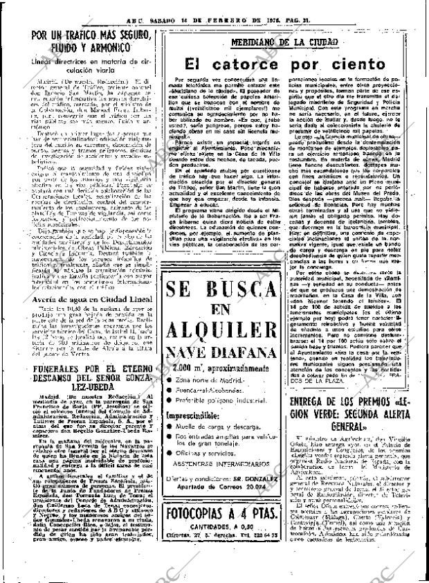 ABC MADRID 14-02-1976 página 45