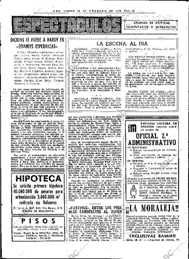 ABC MADRID 14-02-1976 página 70