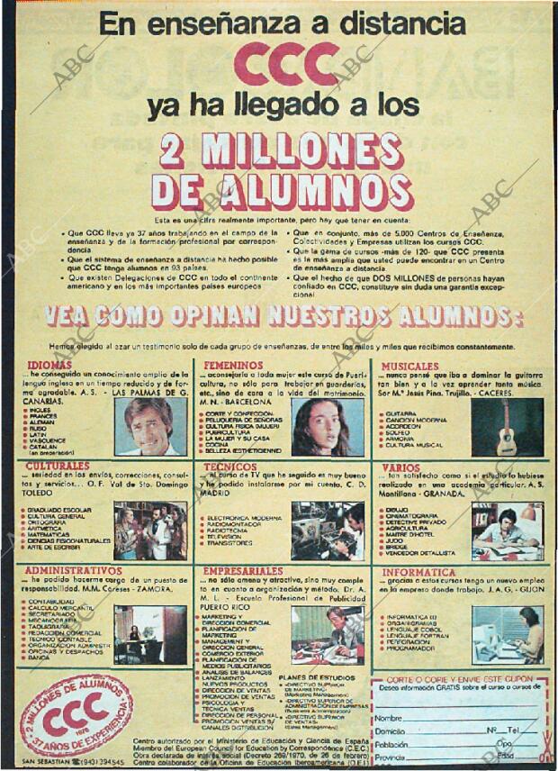 ABC MADRID 15-02-1976 página 155