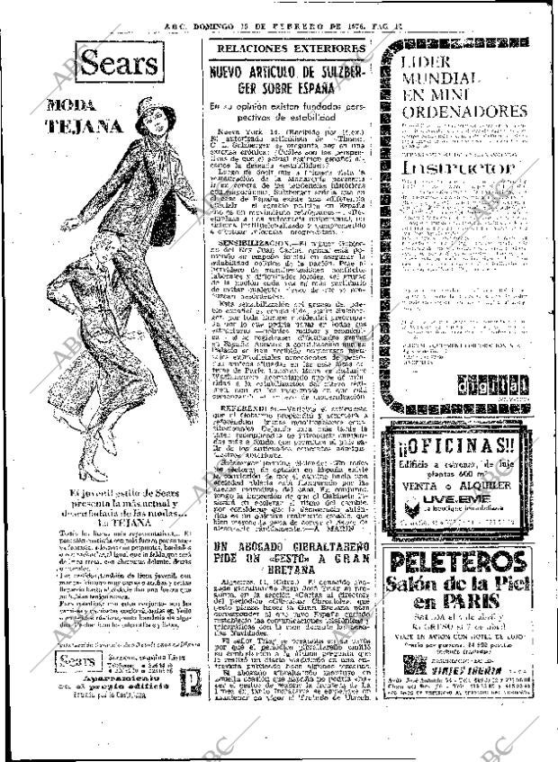 ABC MADRID 15-02-1976 página 30