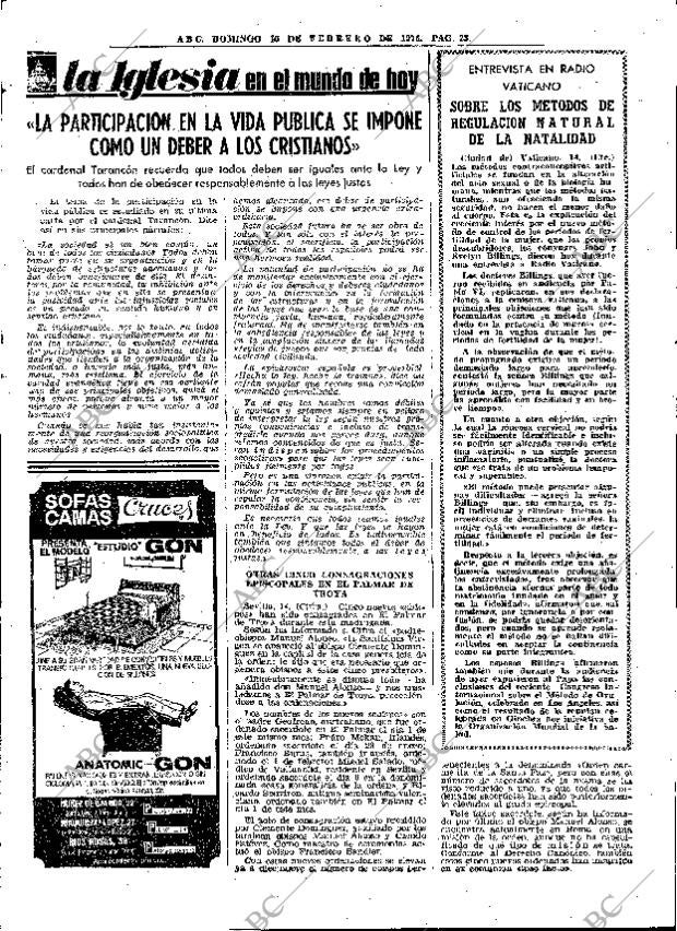 ABC MADRID 15-02-1976 página 39
