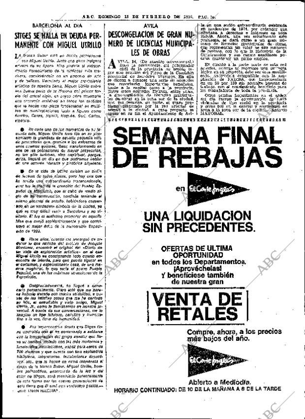 ABC MADRID 15-02-1976 página 42