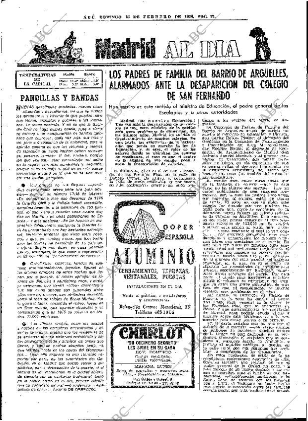 ABC MADRID 15-02-1976 página 43
