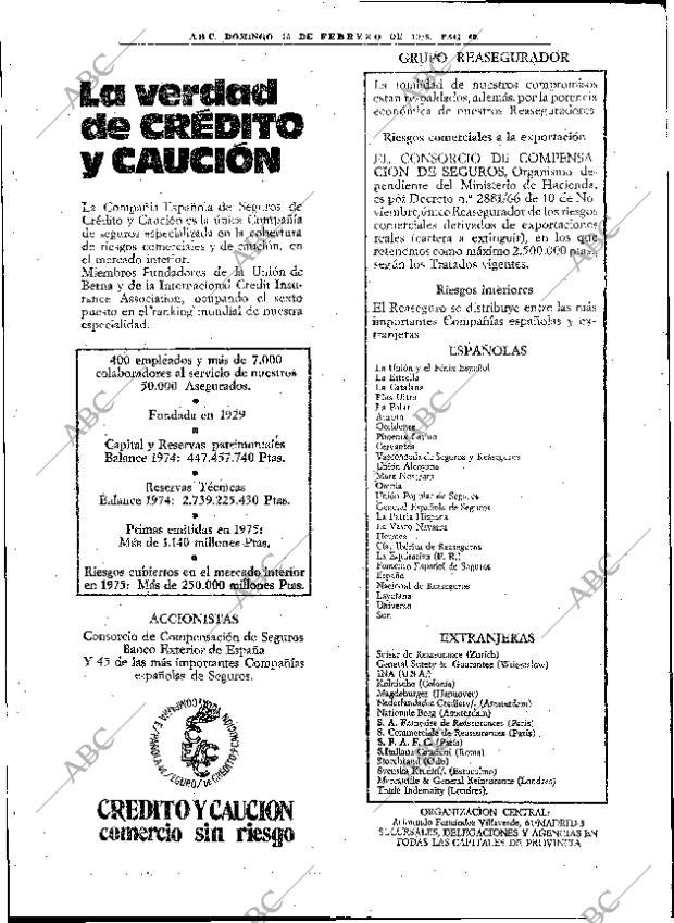 ABC MADRID 15-02-1976 página 56