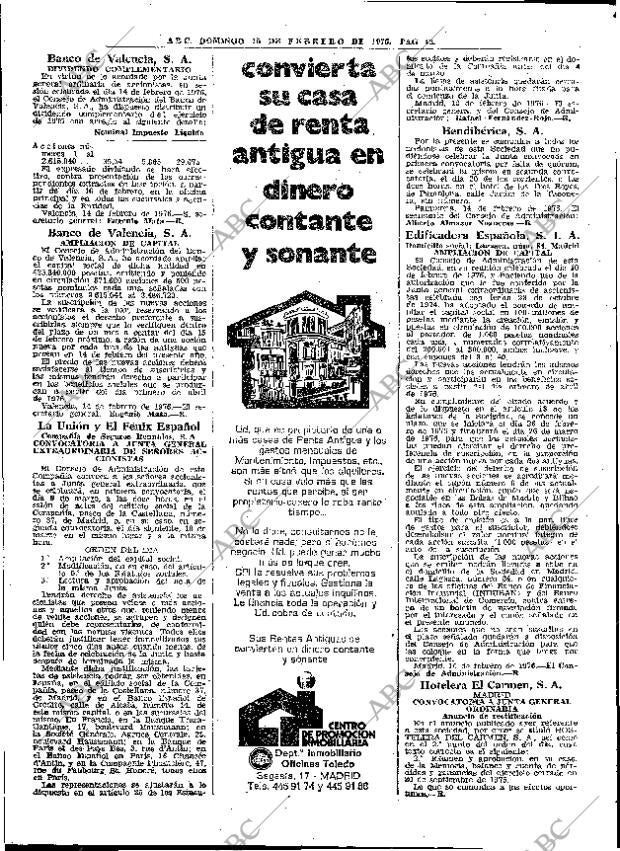 ABC MADRID 15-02-1976 página 58