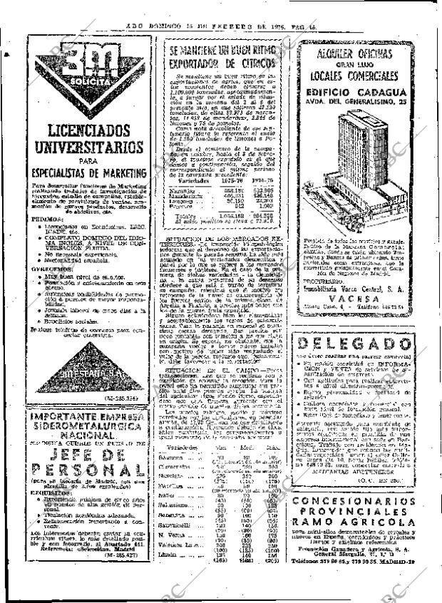 ABC MADRID 15-02-1976 página 64