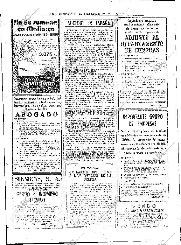 ABC MADRID 15-02-1976 página 76