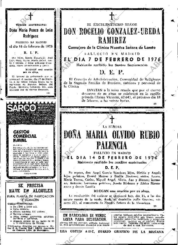 ABC MADRID 15-02-1976 página 99