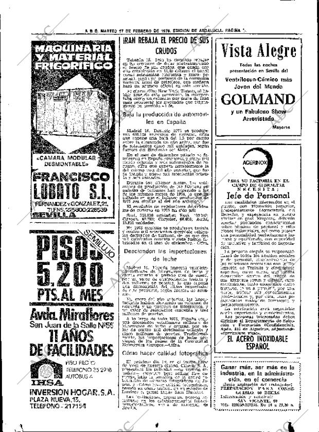 ABC SEVILLA 17-02-1976 página 34