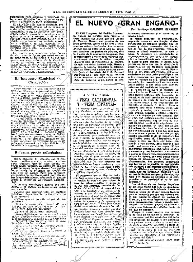 ABC MADRID 18-02-1976 página 18
