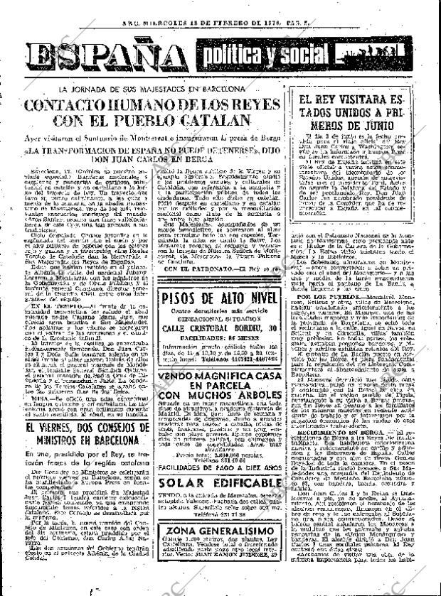 ABC MADRID 18-02-1976 página 19