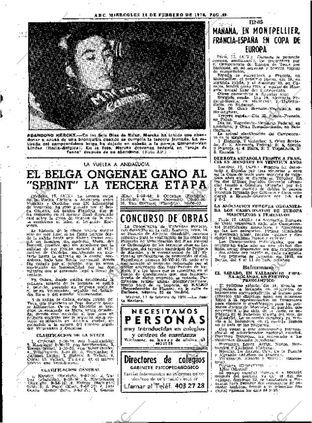 ABC MADRID 18-02-1976 página 63