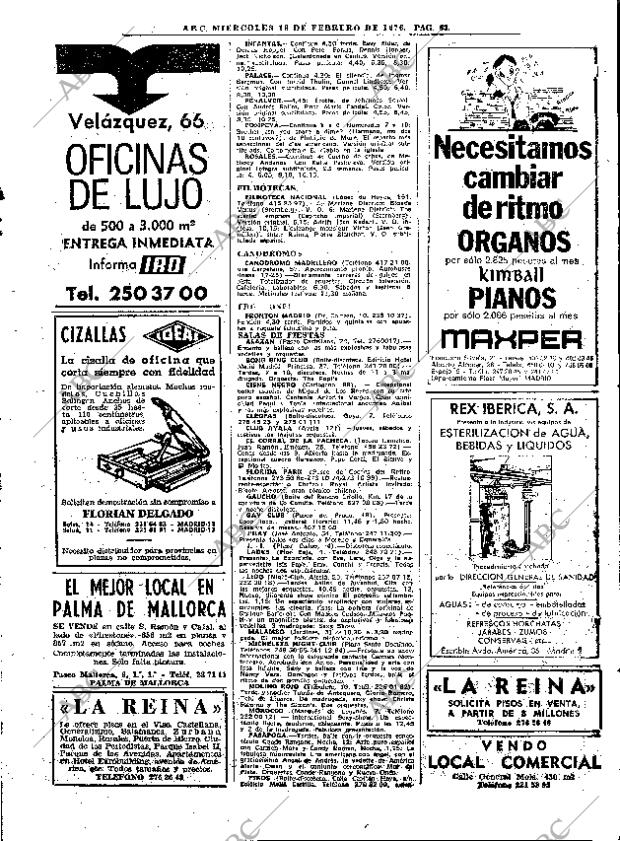 ABC MADRID 18-02-1976 página 77