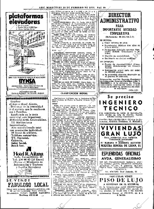 ABC MADRID 18-02-1976 página 78