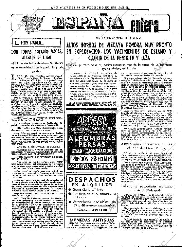 ABC MADRID 20-02-1976 página 39