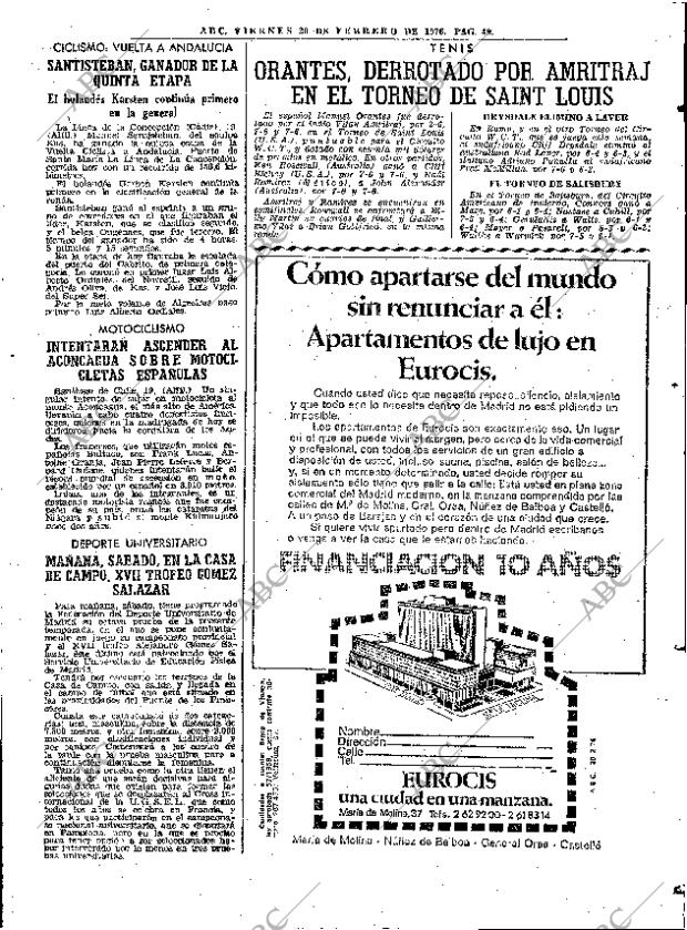 ABC MADRID 20-02-1976 página 61