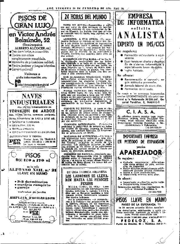 ABC MADRID 20-02-1976 página 66