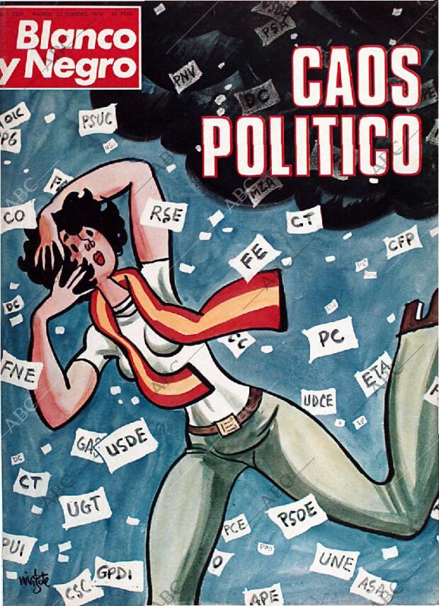 BLANCO Y NEGRO MADRID 21-02-1976 página 1