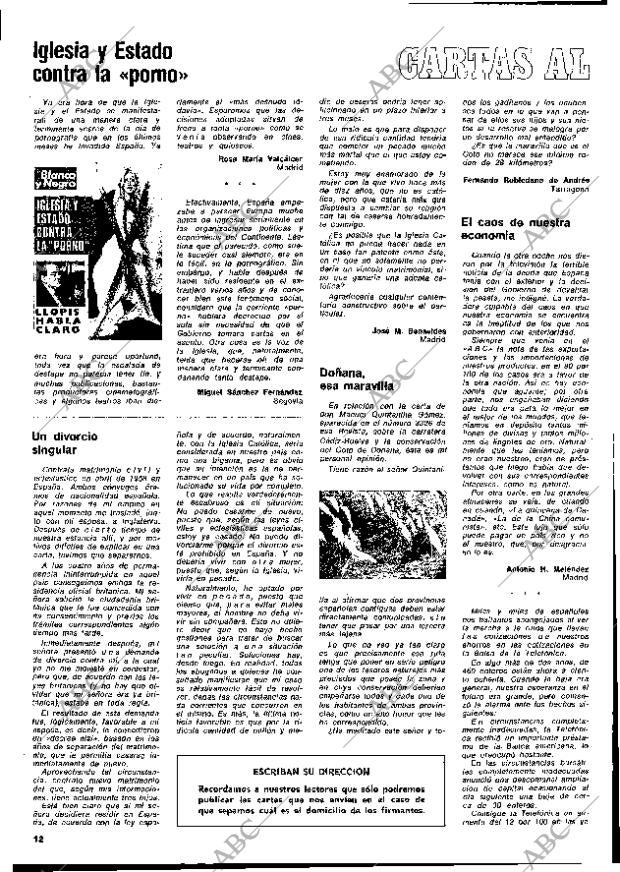 BLANCO Y NEGRO MADRID 21-02-1976 página 12