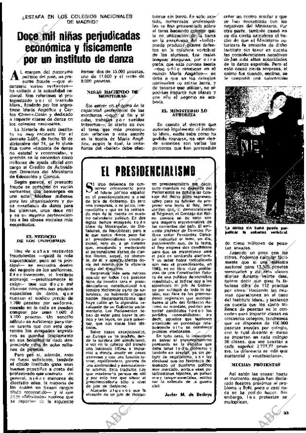 BLANCO Y NEGRO MADRID 21-02-1976 página 33