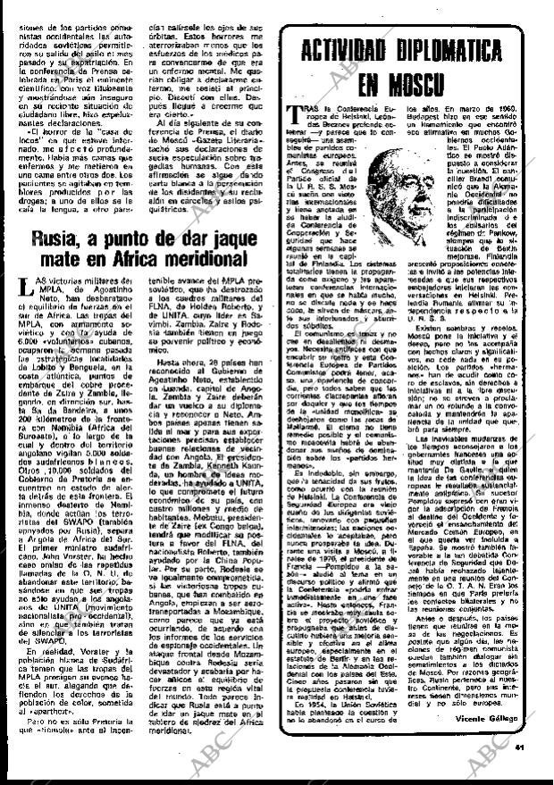BLANCO Y NEGRO MADRID 21-02-1976 página 41