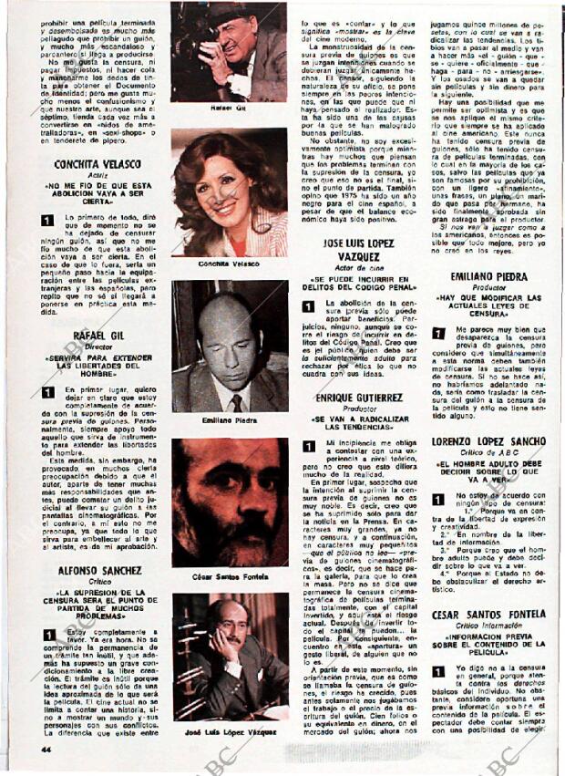 BLANCO Y NEGRO MADRID 21-02-1976 página 44