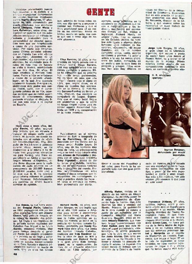 BLANCO Y NEGRO MADRID 21-02-1976 página 46