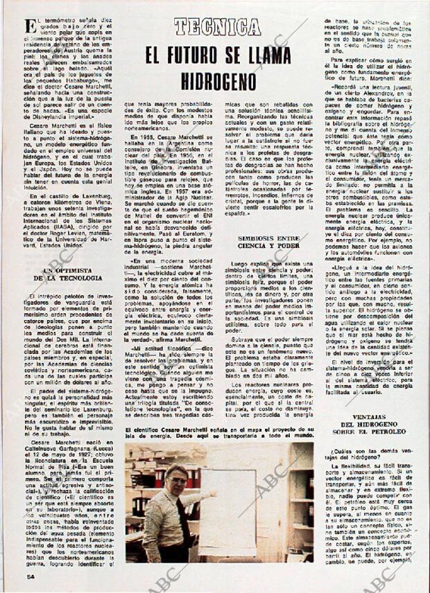 BLANCO Y NEGRO MADRID 21-02-1976 página 54