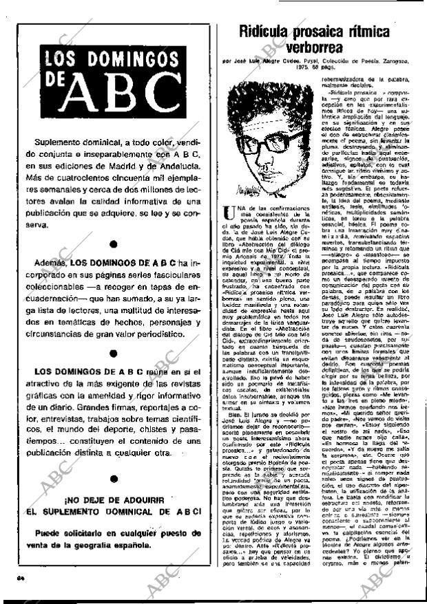 BLANCO Y NEGRO MADRID 21-02-1976 página 64