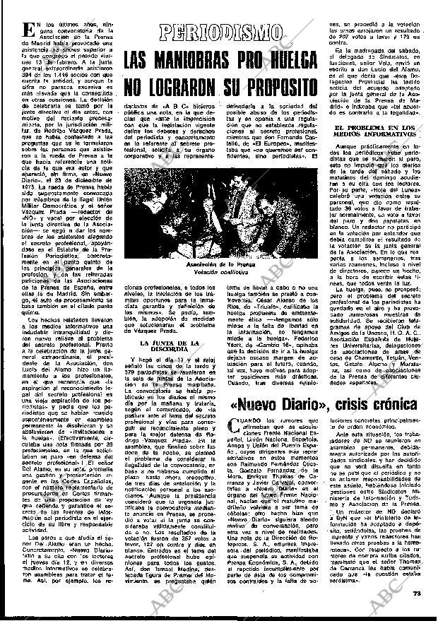 BLANCO Y NEGRO MADRID 21-02-1976 página 71