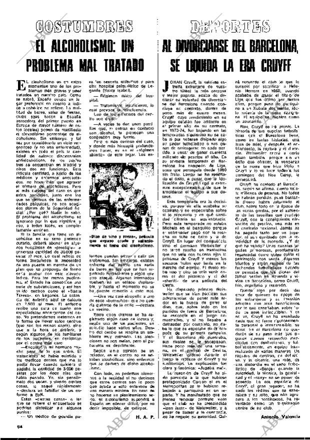 BLANCO Y NEGRO MADRID 21-02-1976 página 84