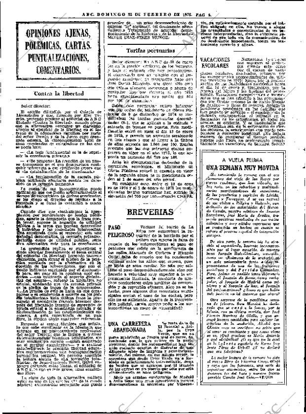 ABC MADRID 22-02-1976 página 20