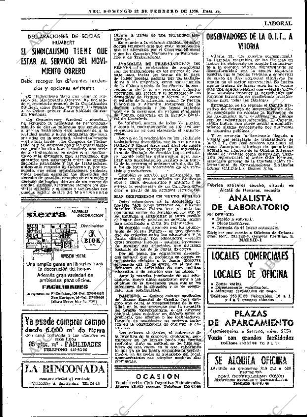 ABC MADRID 22-02-1976 página 29