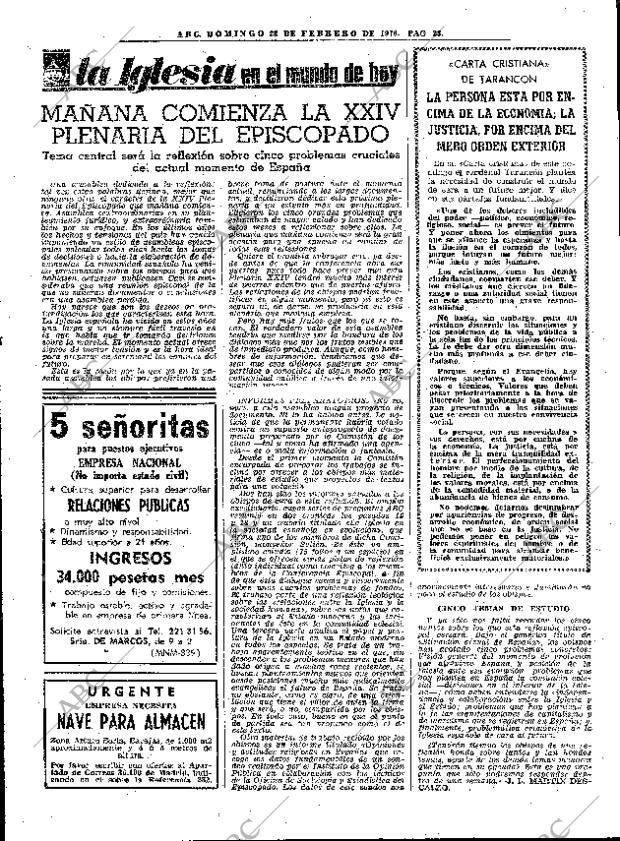ABC MADRID 22-02-1976 página 39