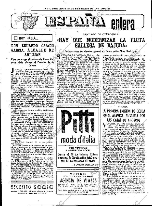 ABC MADRID 22-02-1976 página 41
