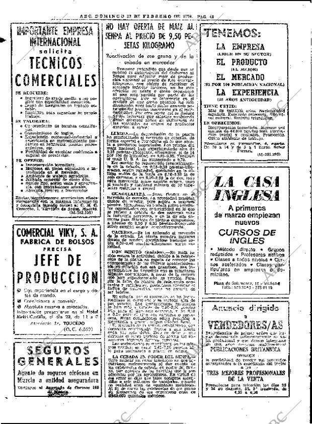 ABC MADRID 22-02-1976 página 64
