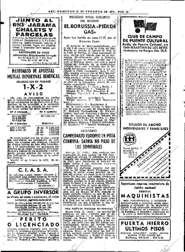 ABC MADRID 22-02-1976 página 68