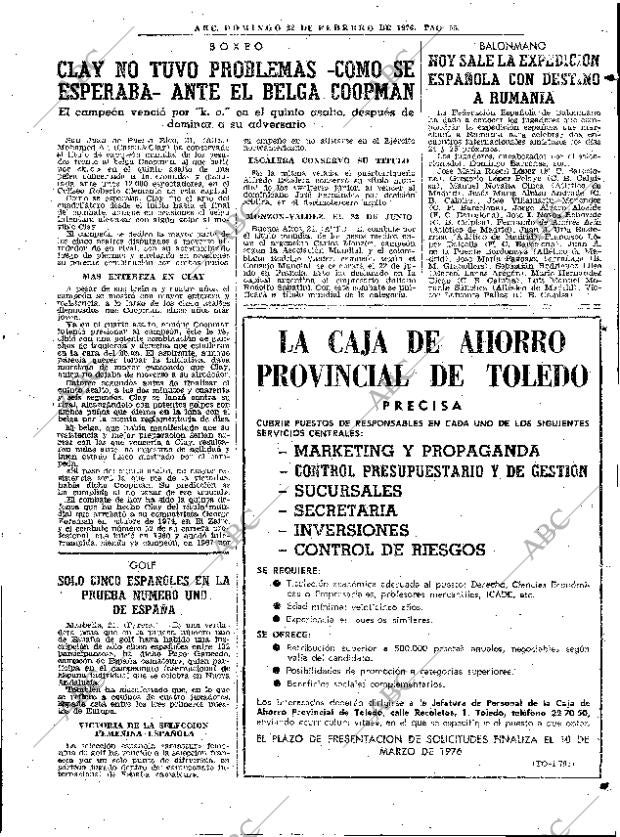 ABC MADRID 22-02-1976 página 71