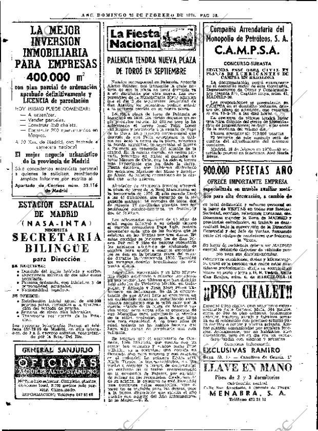 ABC MADRID 22-02-1976 página 72