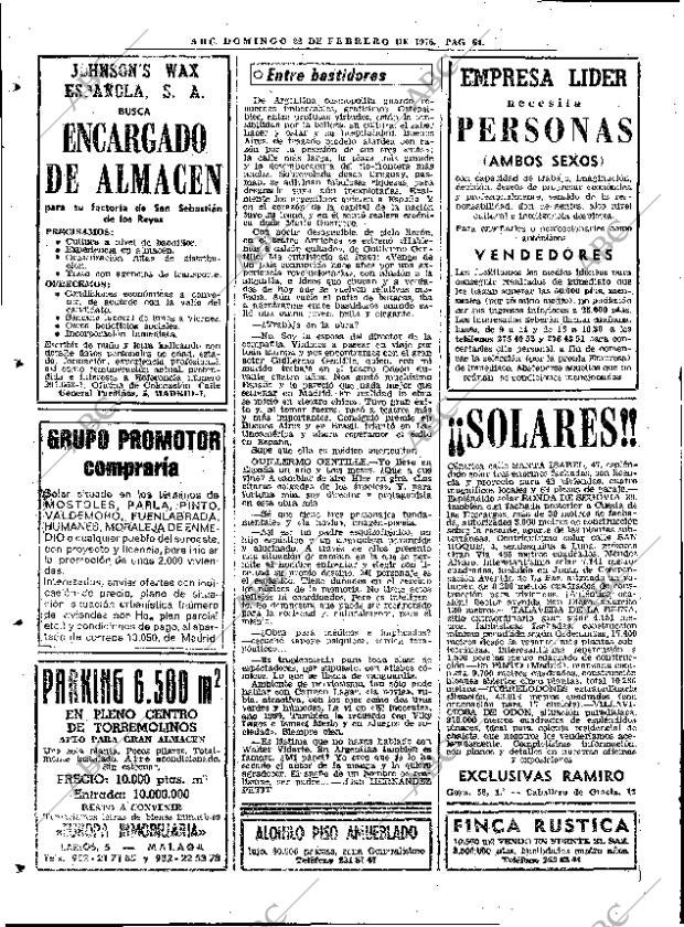 ABC MADRID 22-02-1976 página 80