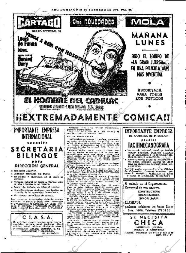 ABC MADRID 22-02-1976 página 84