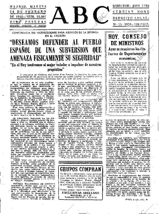 ABC MADRID 24-02-1976 página 11