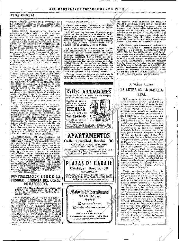 ABC MADRID 24-02-1976 página 16