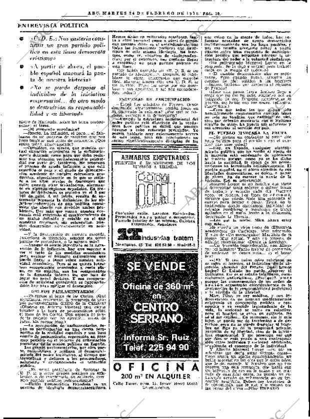 ABC MADRID 24-02-1976 página 20